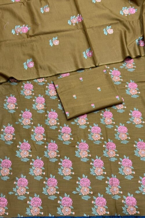 Khadder Dupatta 3 piece suit