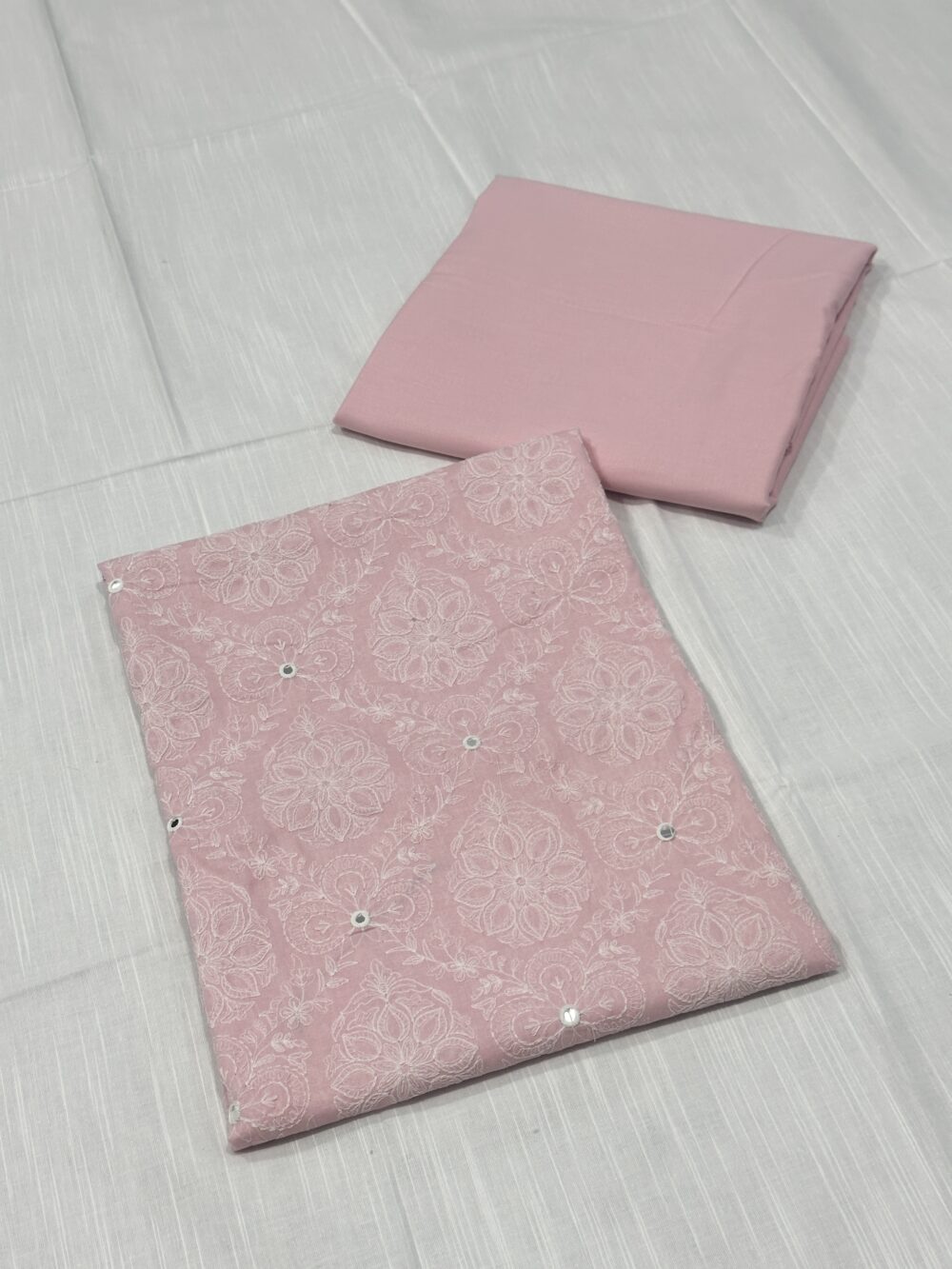 Bareeze Mirror work lawn 2 piece