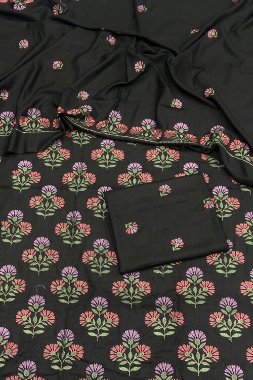 Karandi 3 Piece Suit with Karandi Dupatta