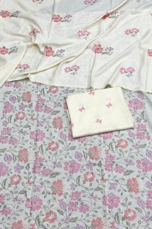 Karandi 3 Piece Suit with Karandi Dupatta