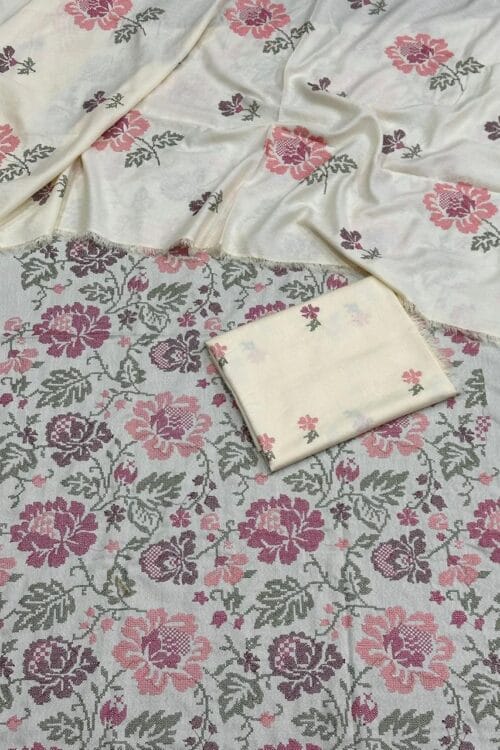 Karandi 3 Piece Suit with Karandi Dupatta