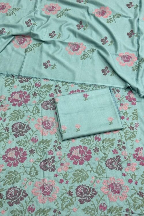 Karandi 3 Piece Suit with Karandi Dupatta