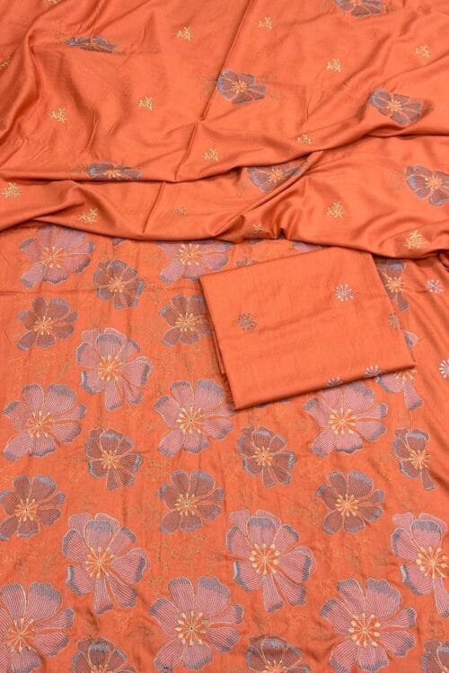 Karandi 3 Piece Suit with Karandi Dupatta