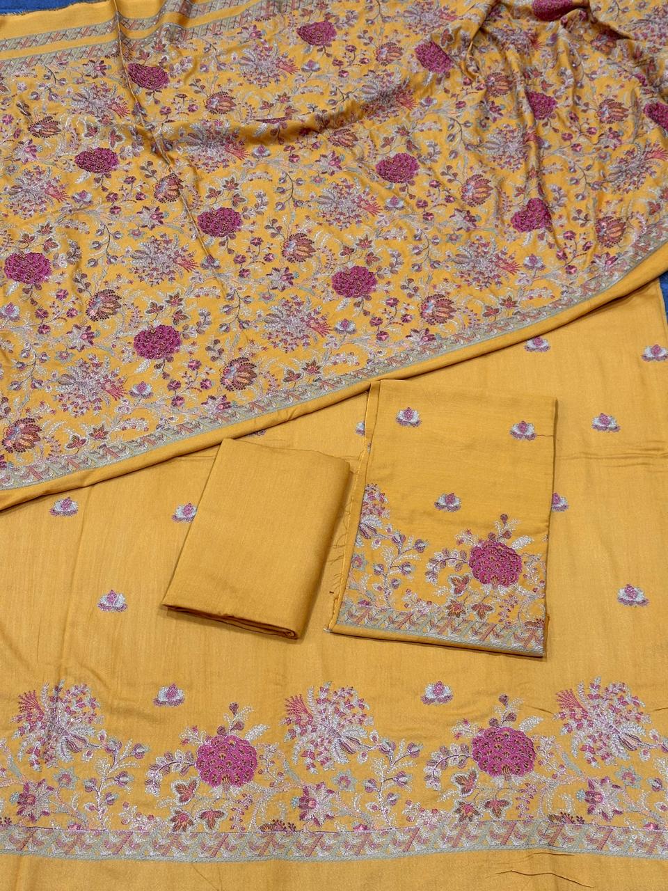 Karandi shawl suits