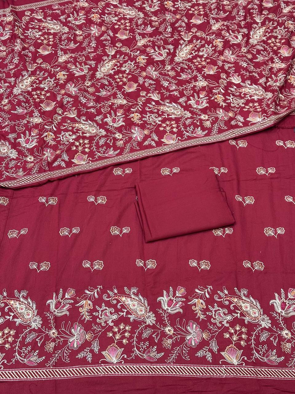 Karandi shawl suits
