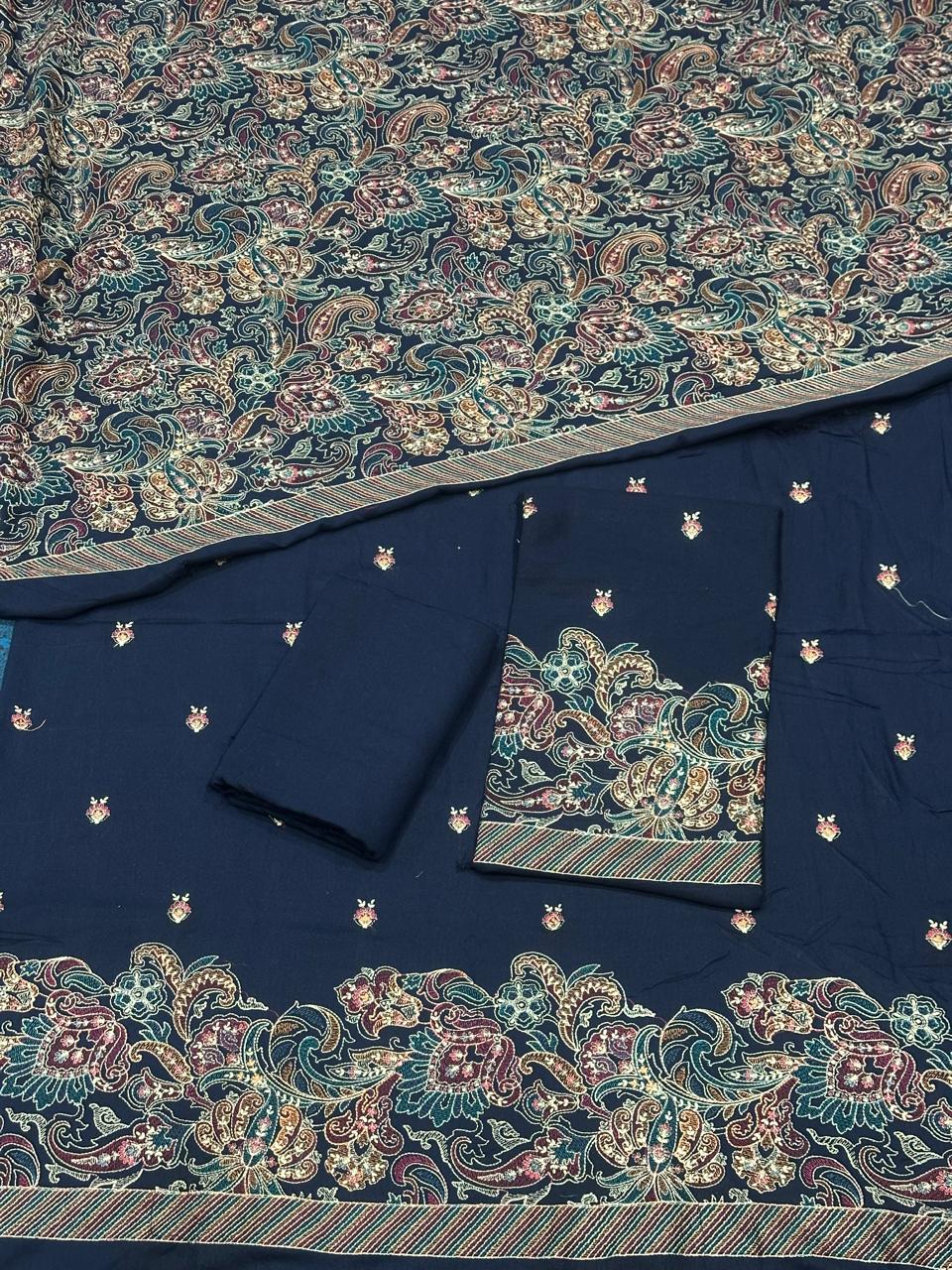 Karandi shawl suits
