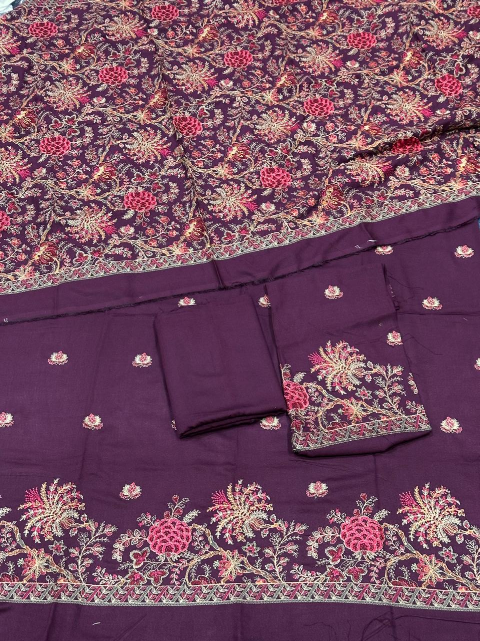 Karandi shawl suits