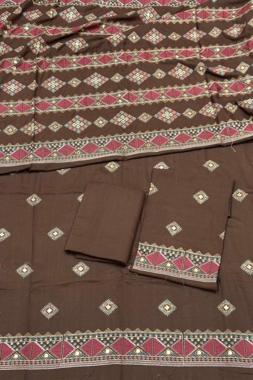 Karandi shawl suits