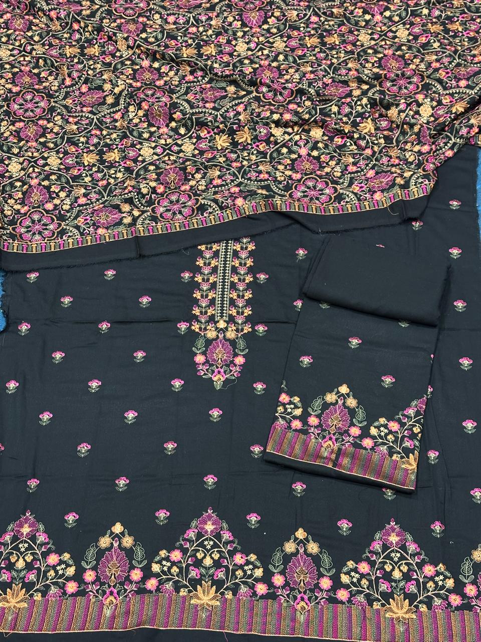 Karandi shawl suits