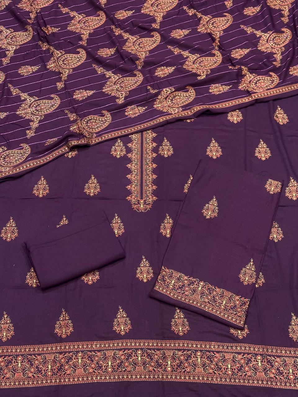 Karandi shawl suits