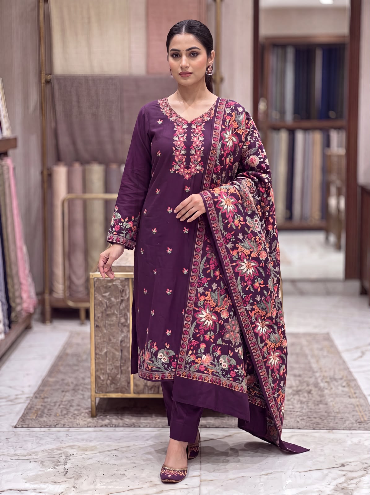 Shawl Suits